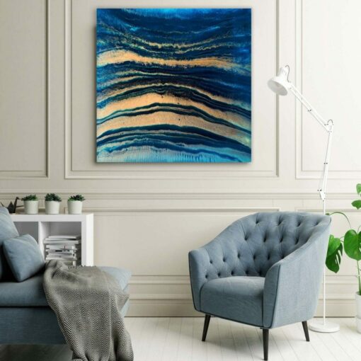 Golden Aqua II - Martine Vanderspuy - Image 2