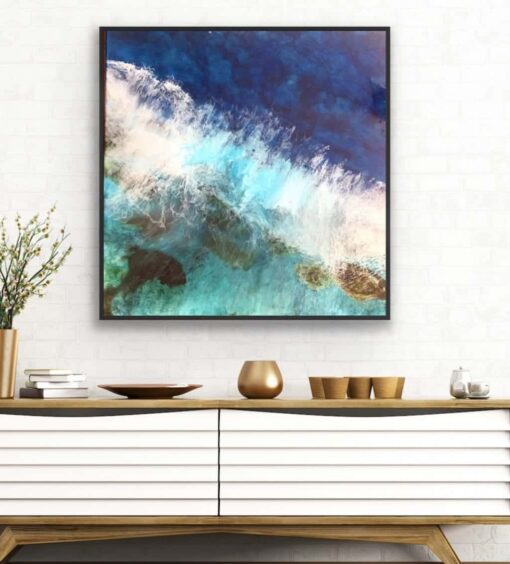 Waves Kiss The Reef- Martine Vanderspuy