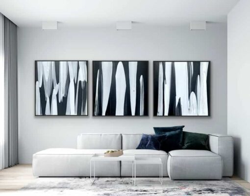 Ghost Gums Triptytch - Martine Vanderspuy