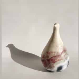 Shellie Chritian Pit Fired Ceramic Birds