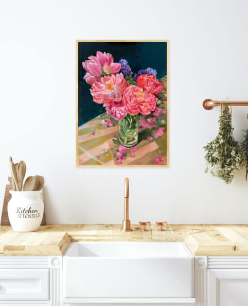 Pink Peonies and Axminster - Alicia Cornwell - Image 2
