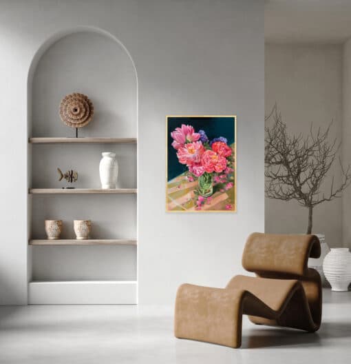 Pink Peonies and Axminster - Alicia Cornwell - Image 3