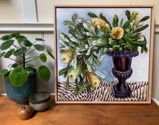 Black Urn and Banksia Sweep - Alicia Cornwell - Image 2