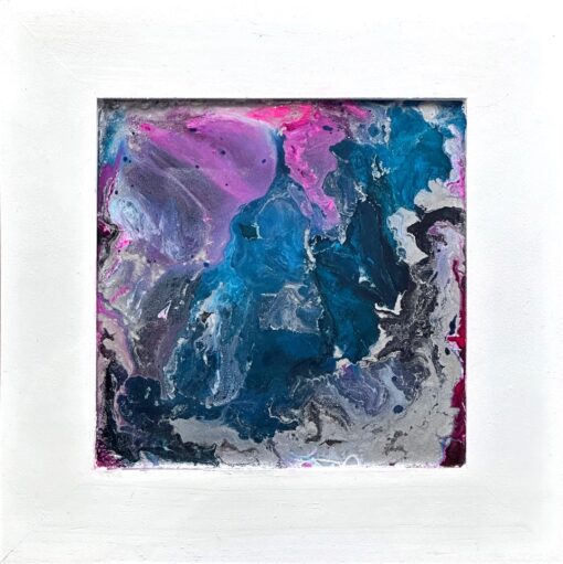 Agate Blue Magenta - Martine Vanderspuy