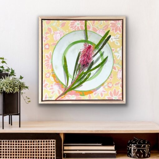 Hakea with printed cloth - Kirsty McIntyre