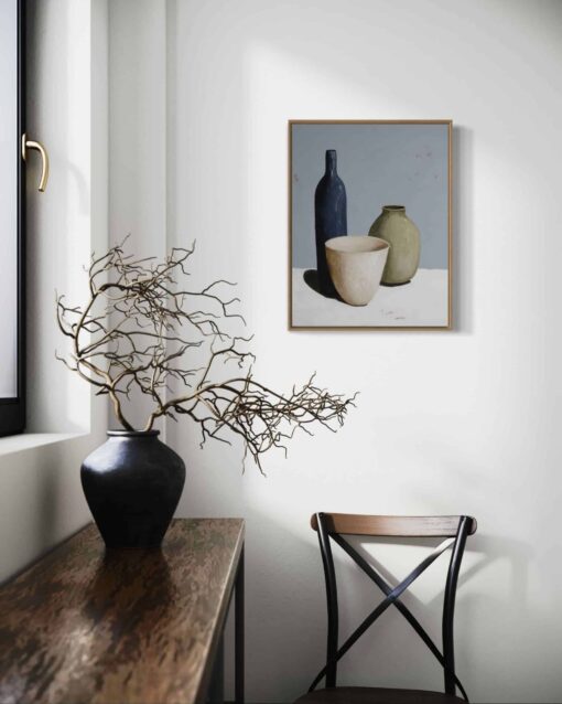 Green Clay Vase - Karin Cutler - Image 2