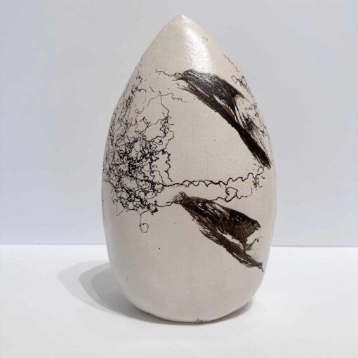 Raku Teardrop #2 - Sol Contardo