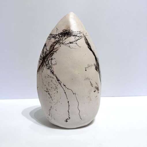 Raku Teardrop #2 - Sol Contardo - Image 2
