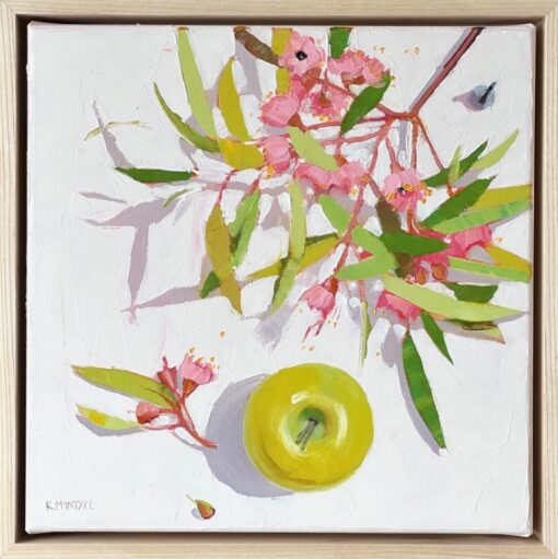 Pink Gum Blossom with one apple - Kirsty McIntyre - Image 2
