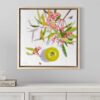 Pink Gum Blossom with one apple - Kirsty McIntyre