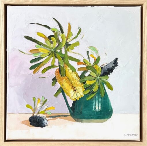 Coastal banksia, deep green jug - Kirsty McIntyre - Image 2