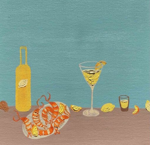 Limoncello and Prawns - Kristina Martin