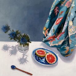 Blue Thistles & Grapefruit - Vanessa Encarnacao