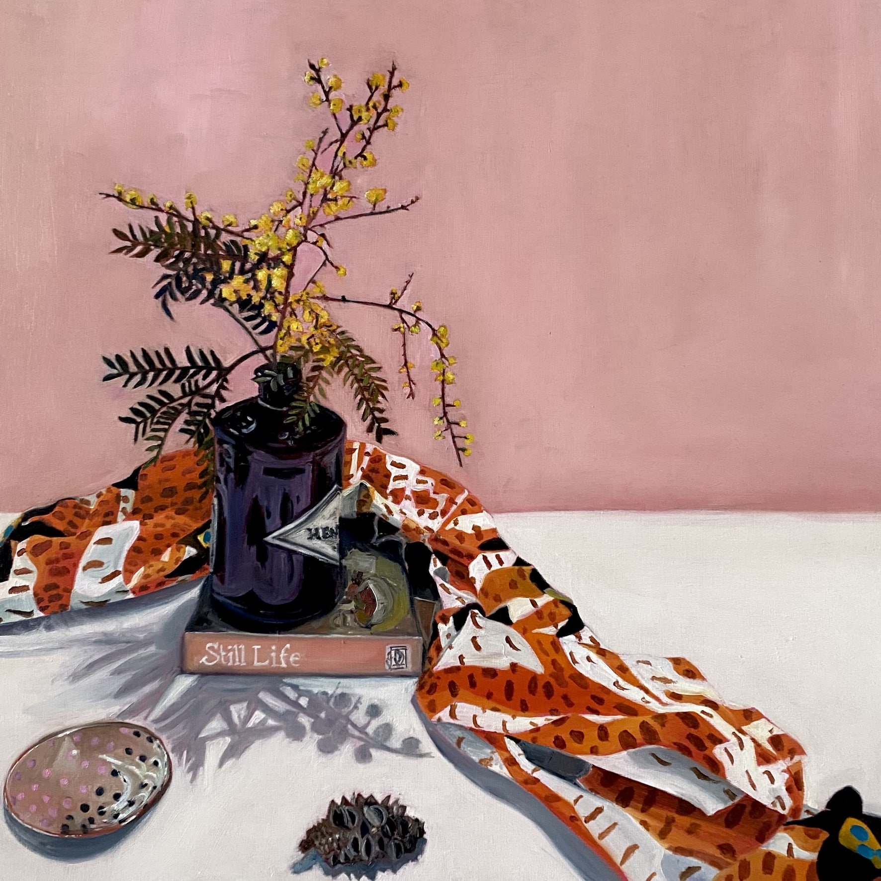Still Life with wattle - Vanessa Encarnacao