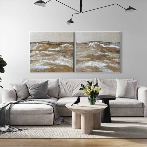 Golden Agate Seas I and II - Martine Vanderspuy