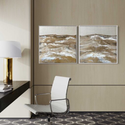Golden Agate Seas I and II - Martine Vanderspuy - Image 6