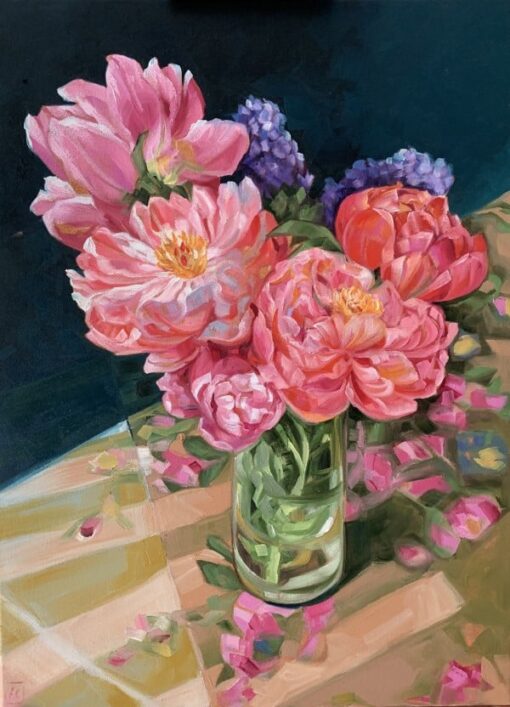 Pink Peonies and Axminster - Alicia Cornwell