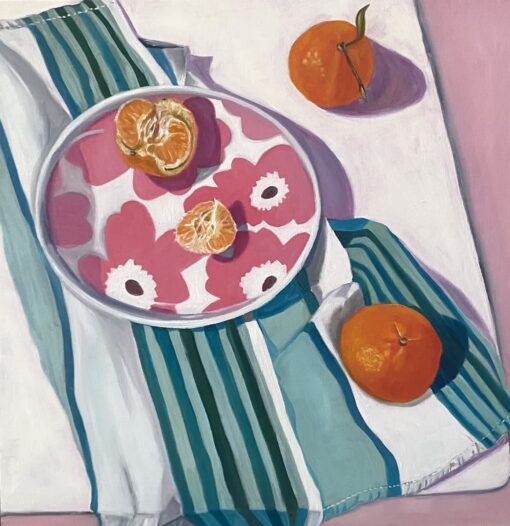 Mandarins on Marimekko - Vanessa Encarnacao