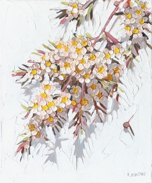 Purple Leaved Tea Tree in Pink and Gold - Kirsty McIntyre