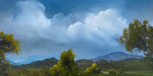 Winter Greens and Blues - Elaine Green