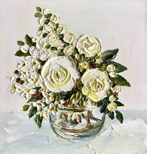 Gardenias and Hollyhocks - Leree Lindsay
