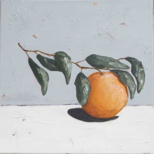 Orange with Leaves - Karin Cutler