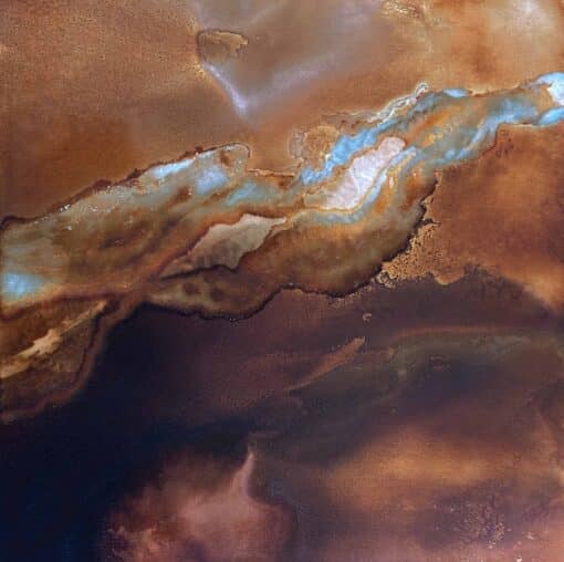 Orange Coastline - Martine Vanderspuy