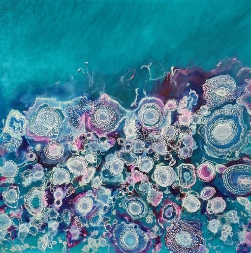 Aqua Coral I - Martine Vanderspuy