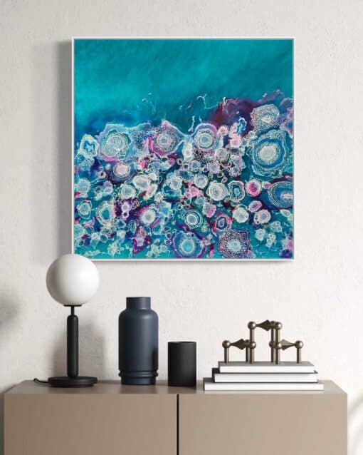 Aqua Coral I - Martine Vanderspuy - Image 3