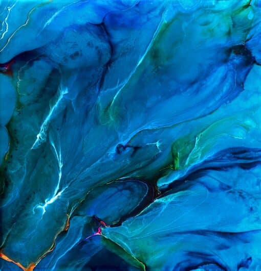 Peacock Waters II - Martine Vanderspuy