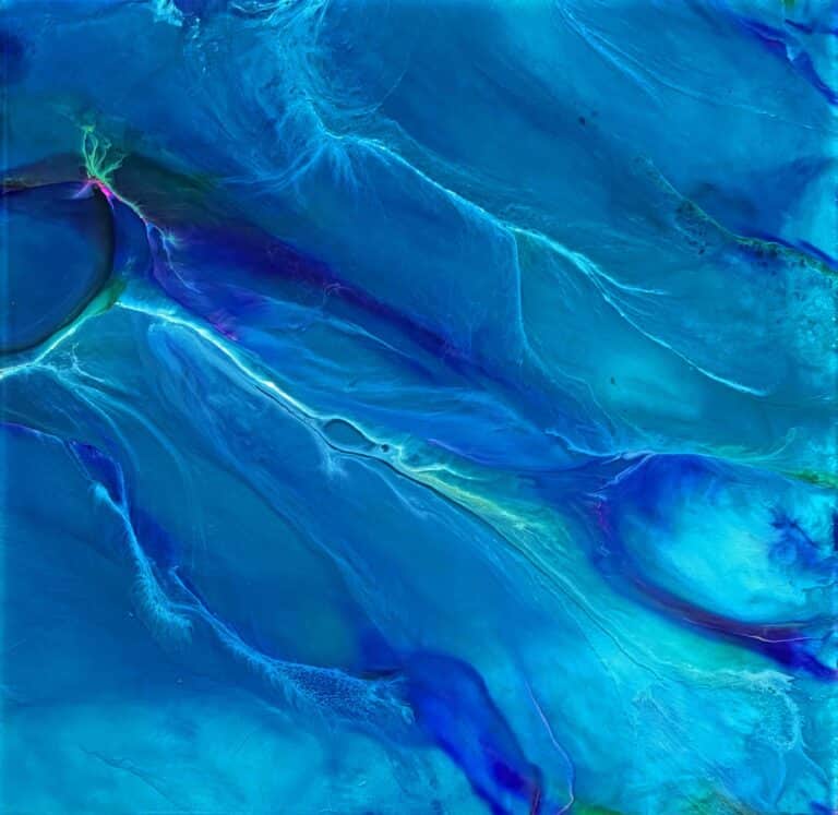 Peacock Waters I - Martine Vanderspuy