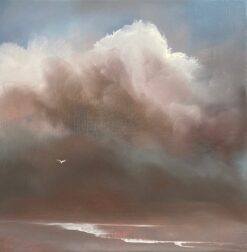 Pink Storm Clouds Over The Sea II - Elaine Green