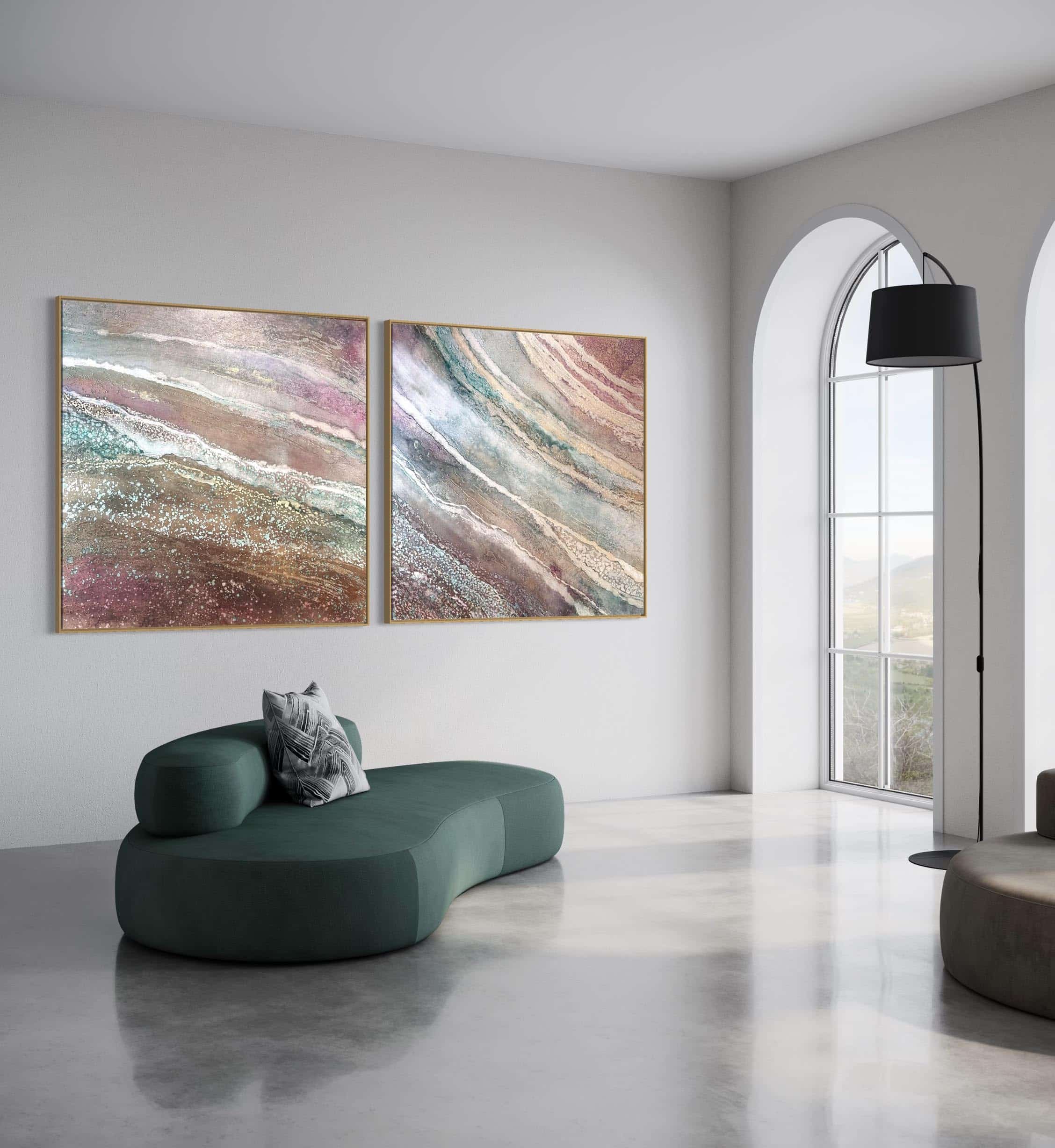 Jade Tides I & II - Martine Vanderspuy - Image 5