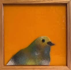 Birdie on Orange - Grace Turner