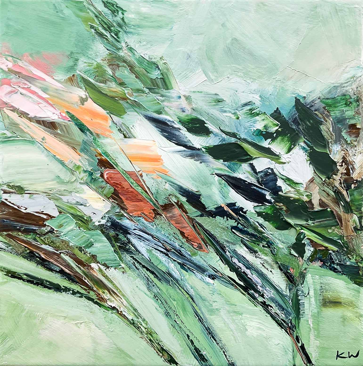 Blush Tangle II - Katie Wyatt