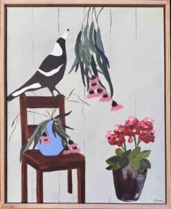 Maggie in Garden - Paula Mackay