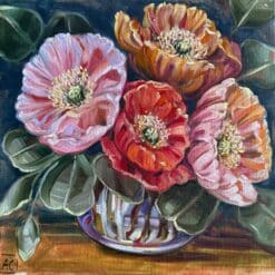 Poppies in glass - peace - Alicia Cornwell