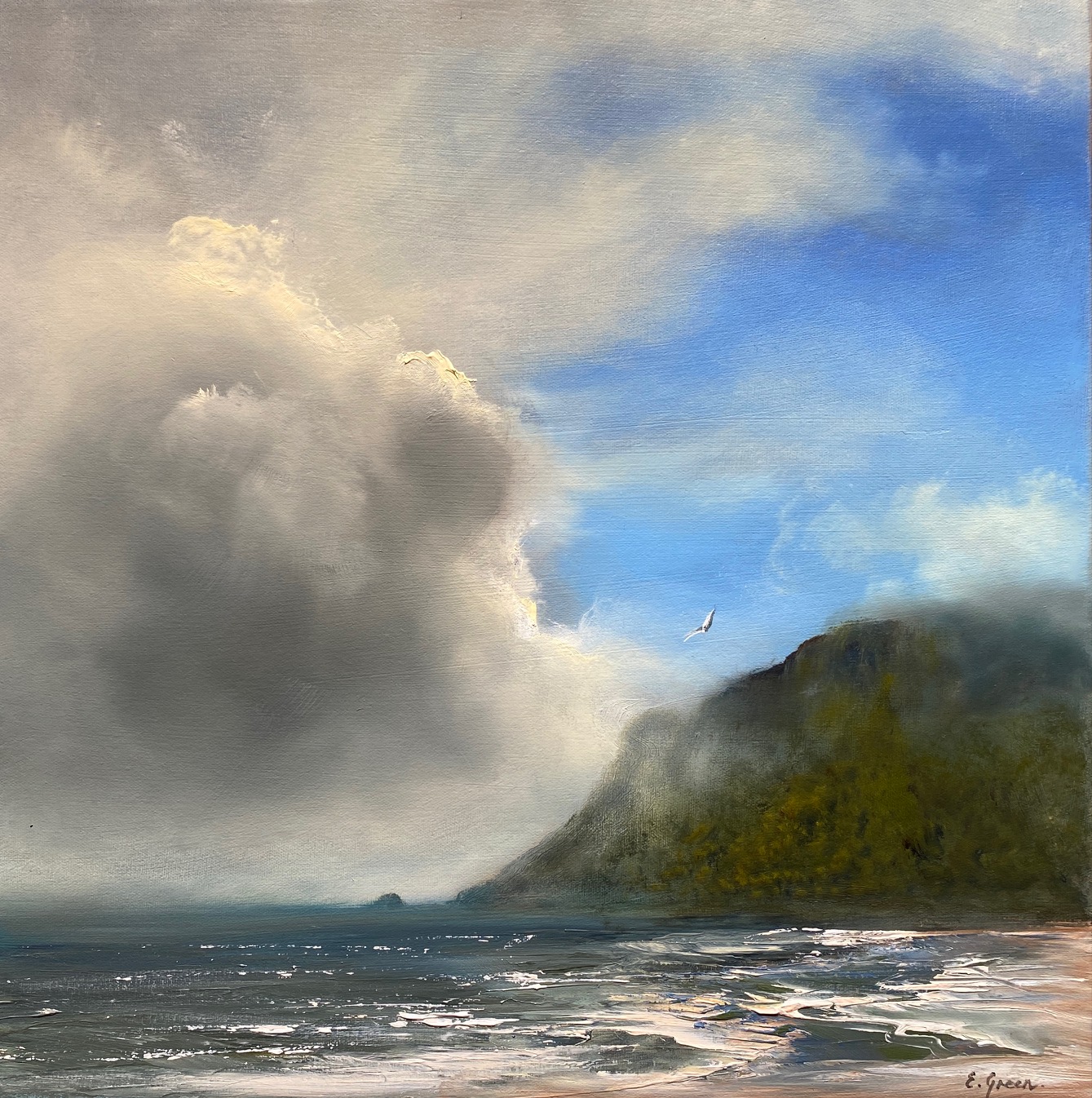 Storm Approaching the Nut - Elaine Green